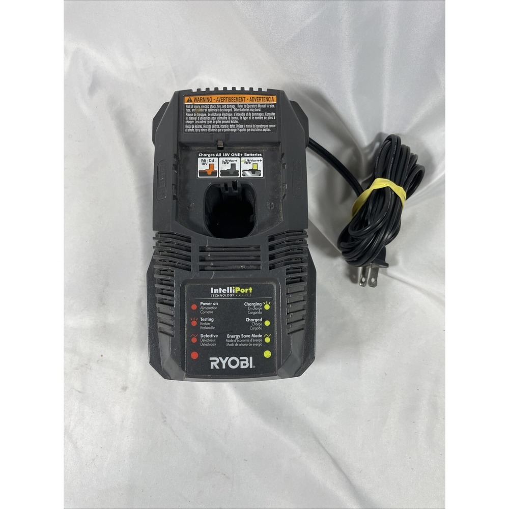 Ryobi One+ P118 18V NiCd Lithium Ion Battery Charger Power Tool Charging Dock